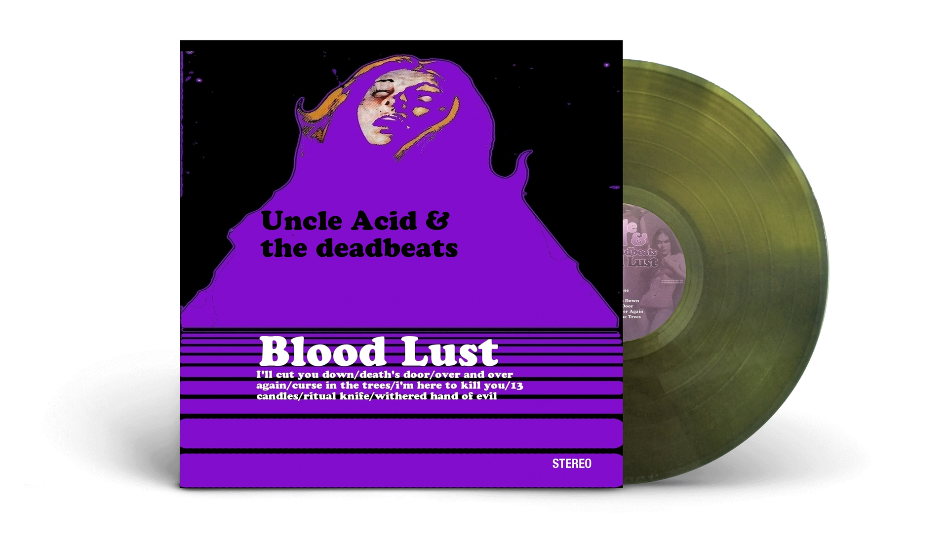 UNCLE ACID & THE DEADBEATS · Blood Lust | SWAMP GREEN LP UNCLE ACID & THE DEADBEATS · Blood Lust | SWAMP GREEN LP (Doom Metal Vinyl)