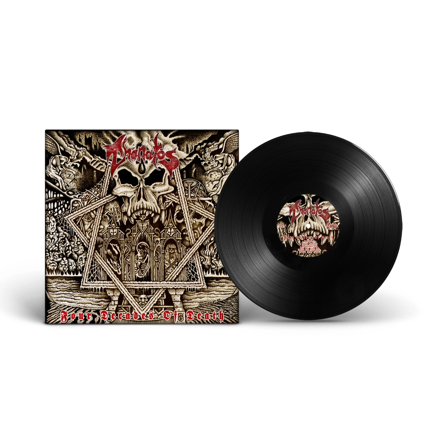 THANATOS - Four Decades Of Death [BLACK LP+DVD]