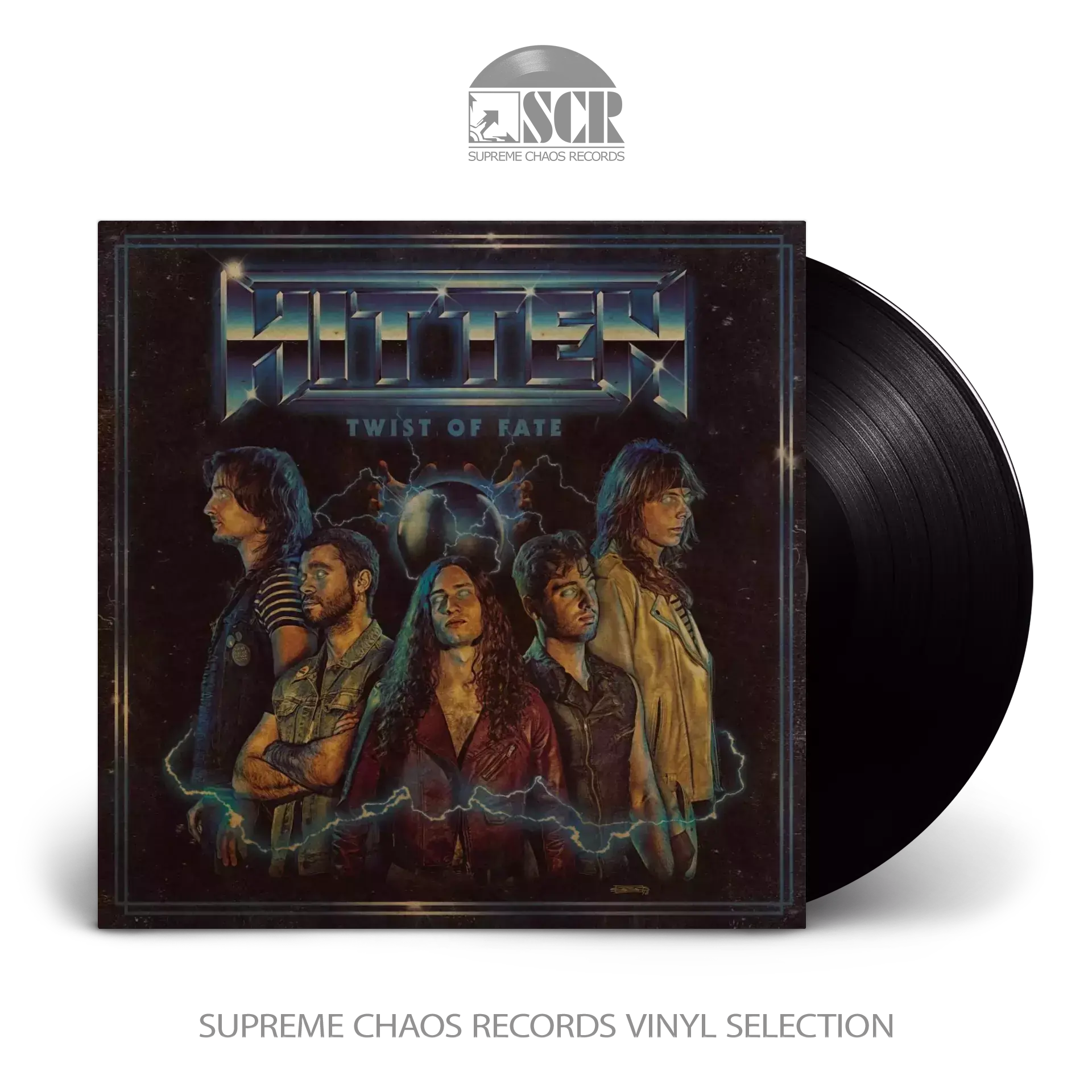 HITTEN · Twist Of Fate | BLACK LP HITTEN · Twist Of Fate | BLACK LP (Heavy Metal Vinyl)
