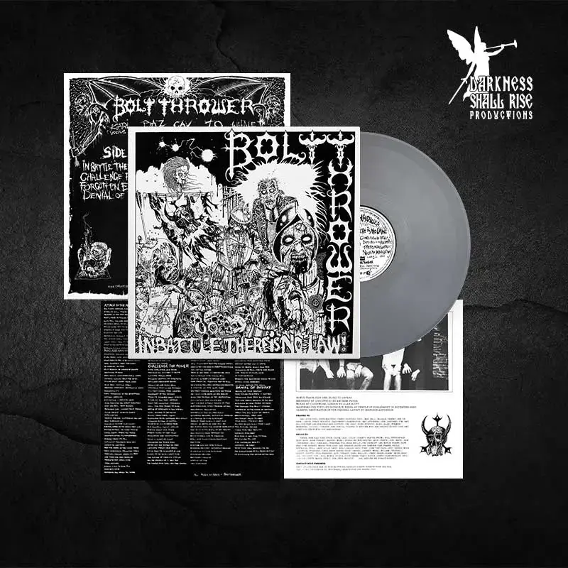 BOLT THROWER - In Battle There Is No Law! (Re-Release) · SILVER LP (Death Metal Vinyl) · Picture 2