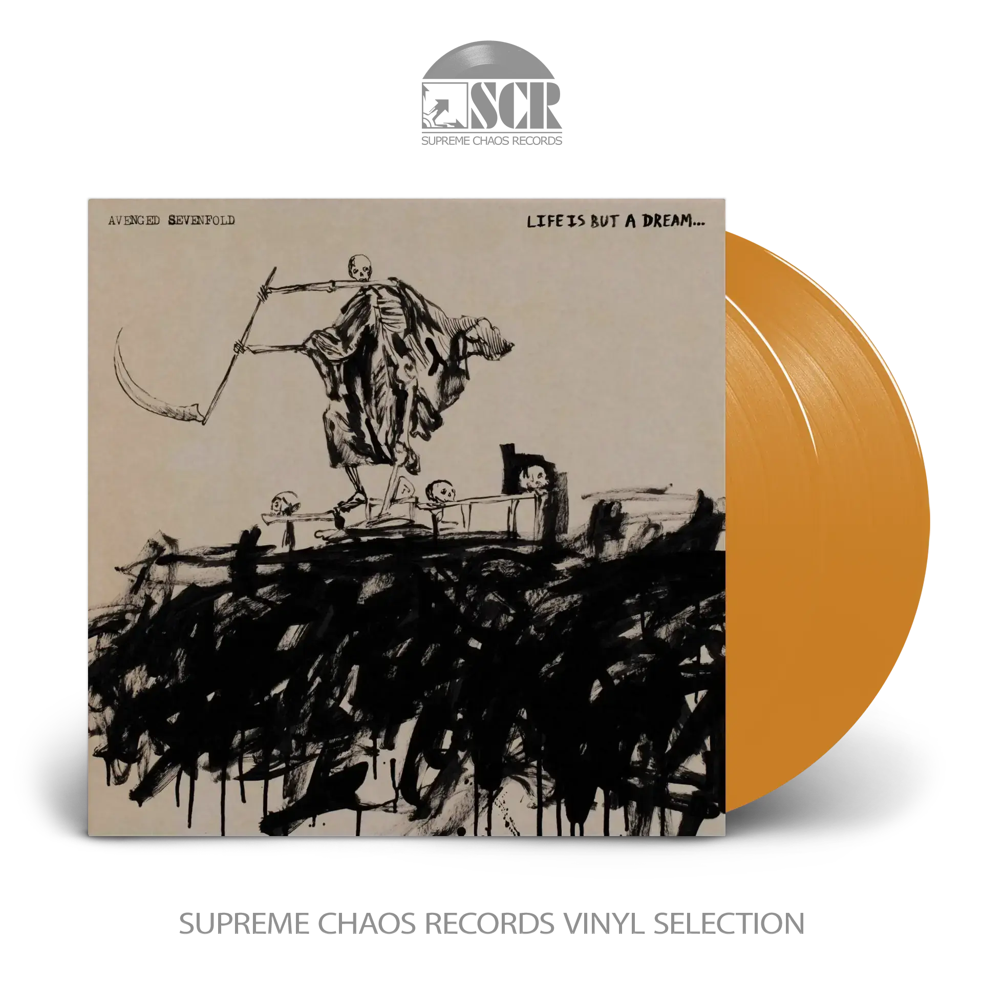 AVENGED SEVENFOLD - Life Is But A Dream · ORANGE 2LP
