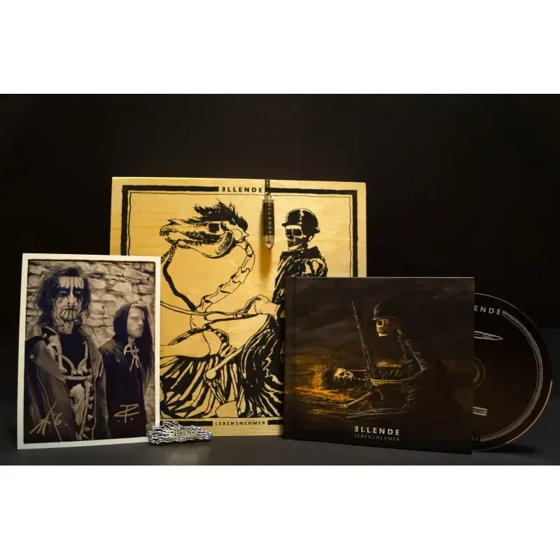 ELLENDE - Lebensnehmer · WOODEN CD BOX SET · Picture 1 ELLENDE - Lebensnehmer · WOODEN CD BOX SET (Black Metal CDs) · Picture 1