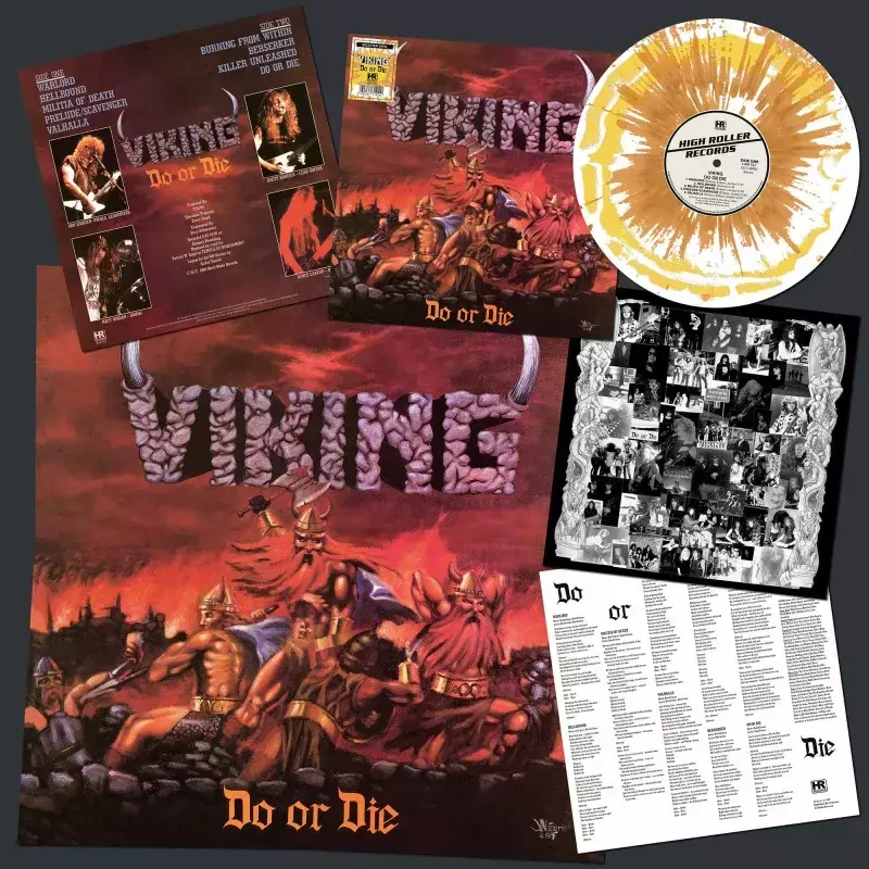 VIKING · Do or Die | WHITE/MUSTARD/ORANGE SPLATTER LP VIKING · Do or Die | WHITE/MUSTARD/ORANGE SPLATTER LP (Thrash Metal Vinyl)