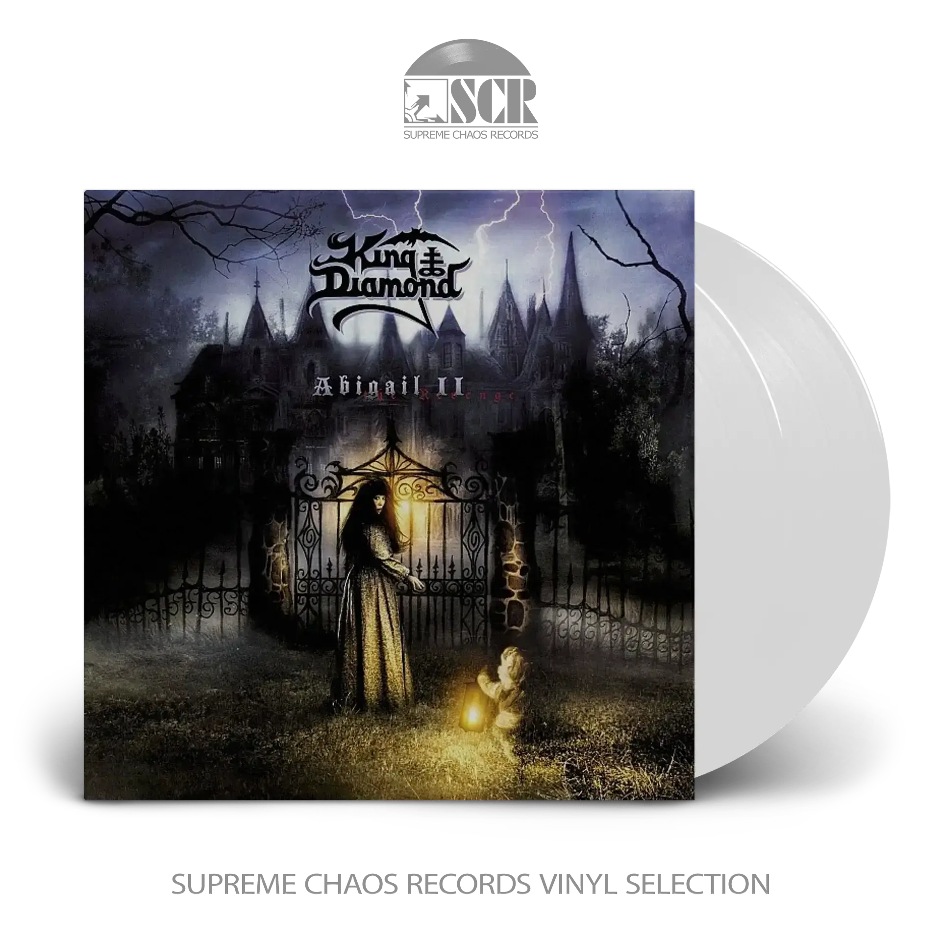 KING DIAMOND · Abigail II: The Revenge | WHITE 2LP KING DIAMOND · Abigail II: The Revenge | WHITE 2LP (Heavy Metal Vinyl)