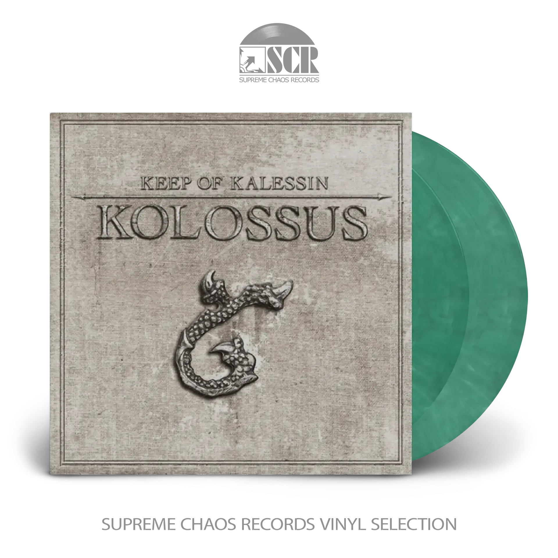 KEEP OF KALESSIN · Kolossus | TURQUOISE MARBLED DLP KEEP OF KALESSIN · Kolossus | TURQUOISE MARBLED DLP (Black Metal Vinyl)