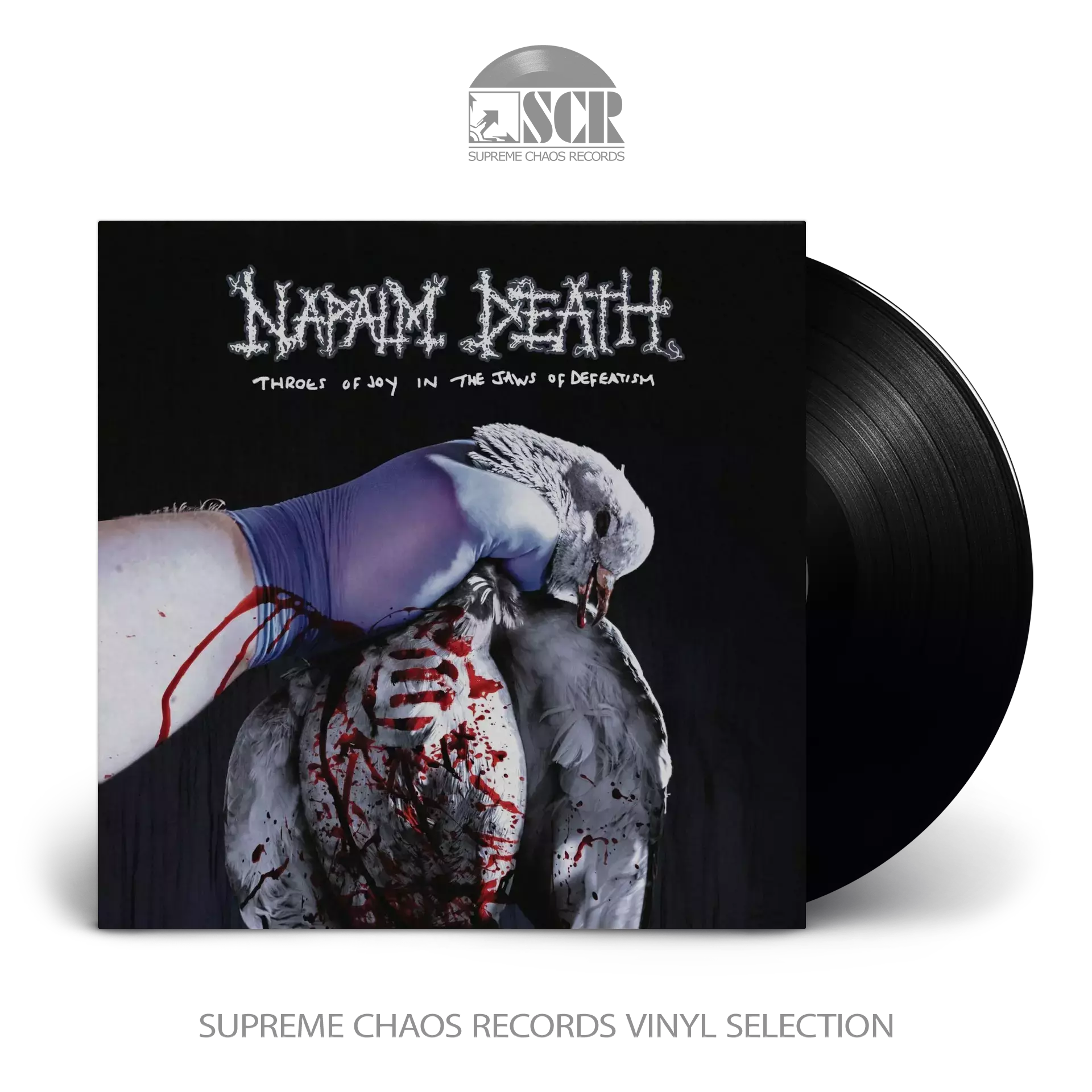 NAPALM DEATH - Throes of Joy in the Jaws of Defeatism · BLACK LP NAPALM DEATH - Throes of Joy in the Jaws of Defeatism · BLACK LP (Death Metal Vinyl)