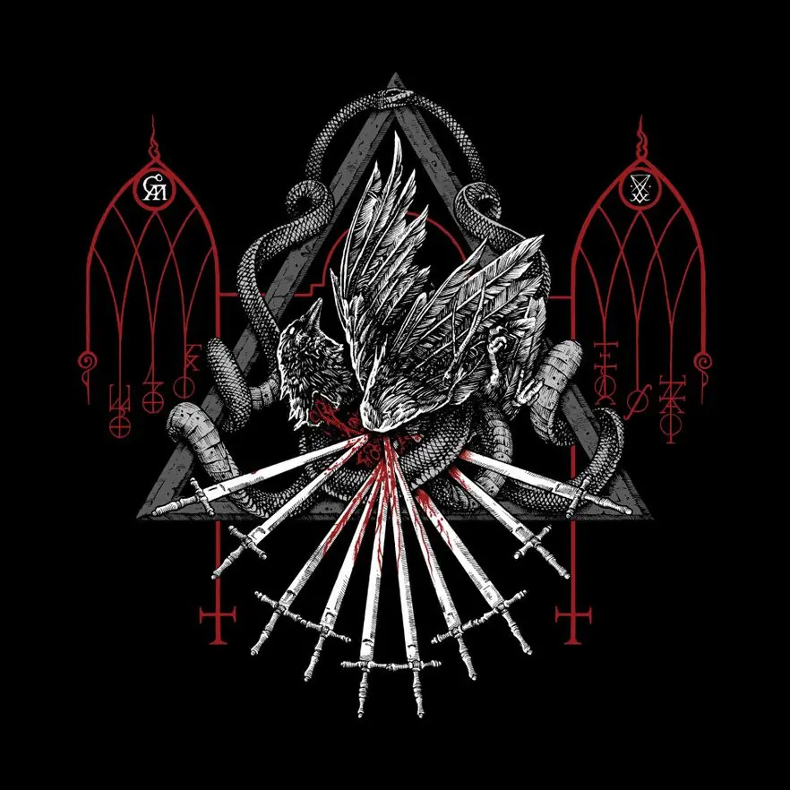 GOATWHORE - Angels Hung From The Arches Of Heaven · SILVER/BLACK LP 1