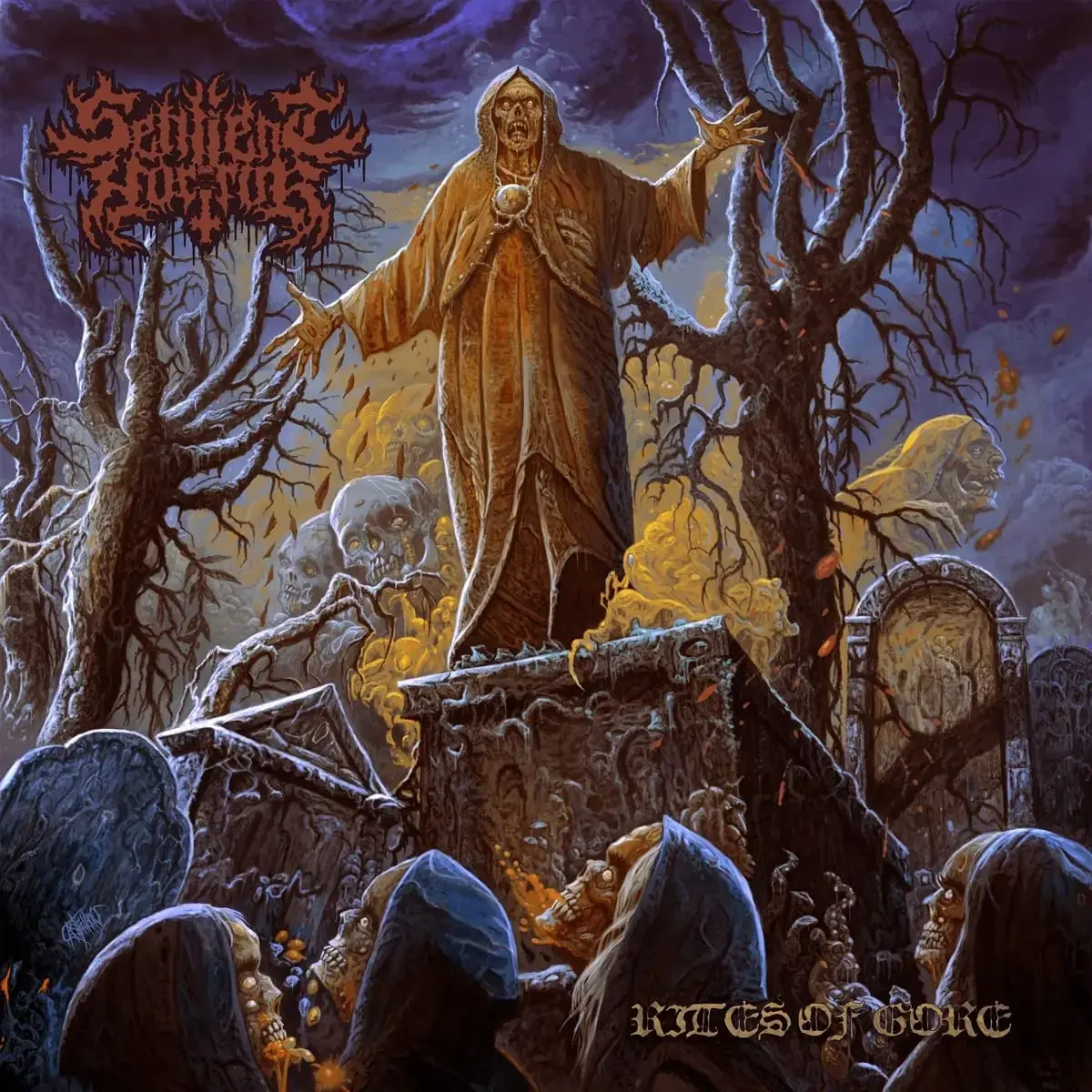 SENTIENT HORROR - Rites Of Gore · RED/CLEAR LP 1