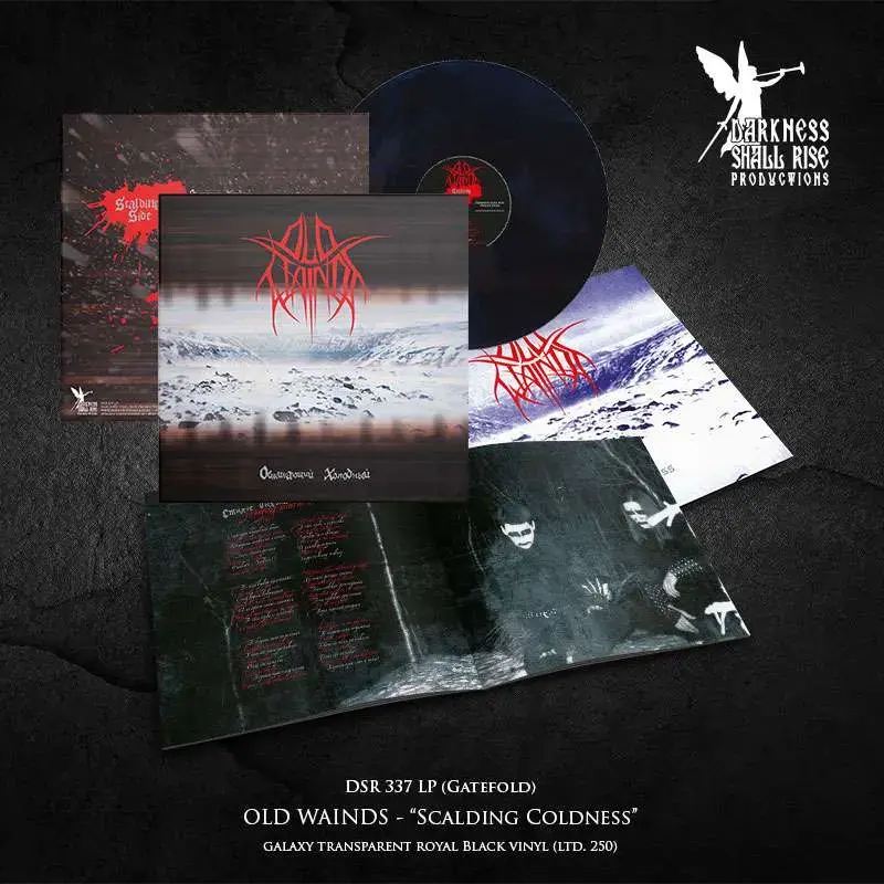 OLD WAINDS · Scalding Coldness | BLUE/BLACK GALAXY LP · Picture 2 OLD WAINDS · Scalding Coldness | BLUE/BLACK GALAXY LP (Black Metal Vinyl) · Picture 2