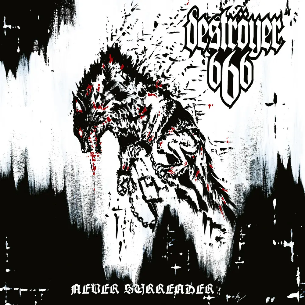 DESTRÖYER 666 - Never Surrender · SILVER LP · Picture 1 DESTRÖYER 666 - Never Surrender · SILVER LP (Thrash Metal/Black Metal Vinyl) · Picture 1