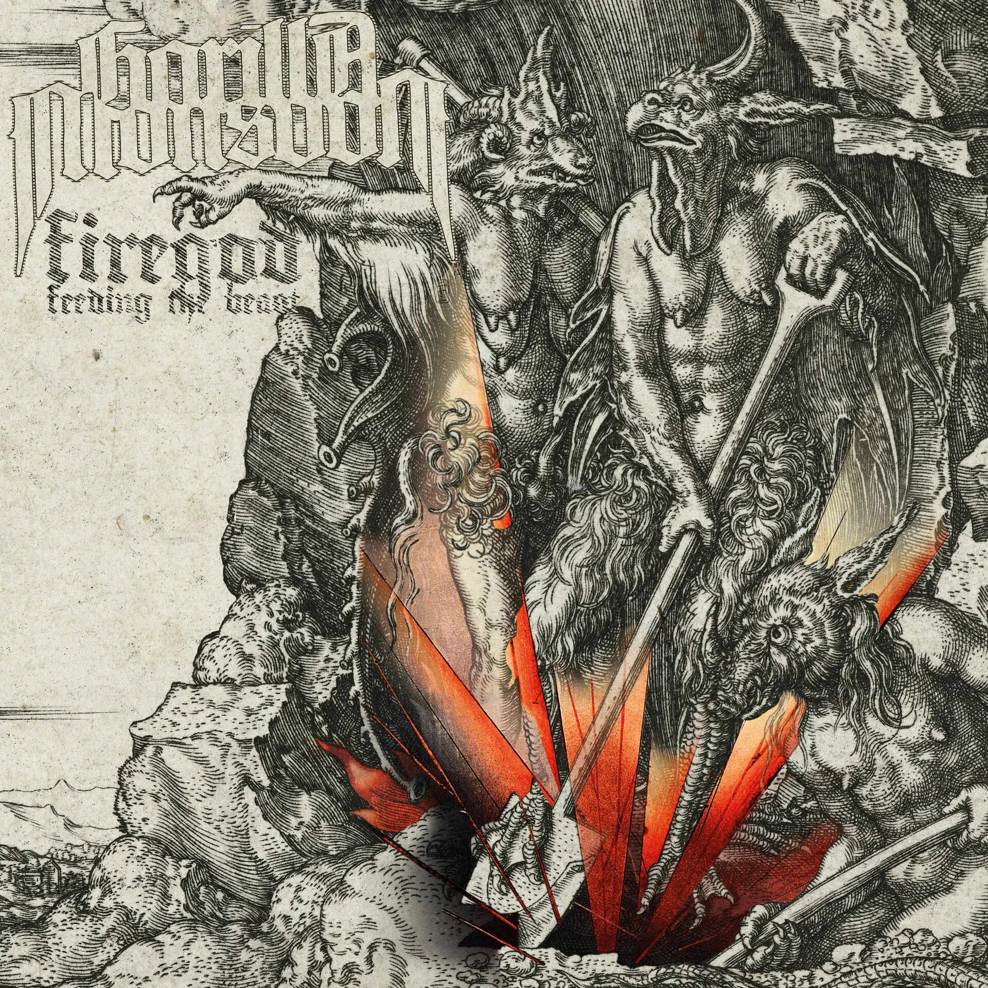 GORILLA MONSOON - Firegod - Feeding The Beast · BLACK LP 1