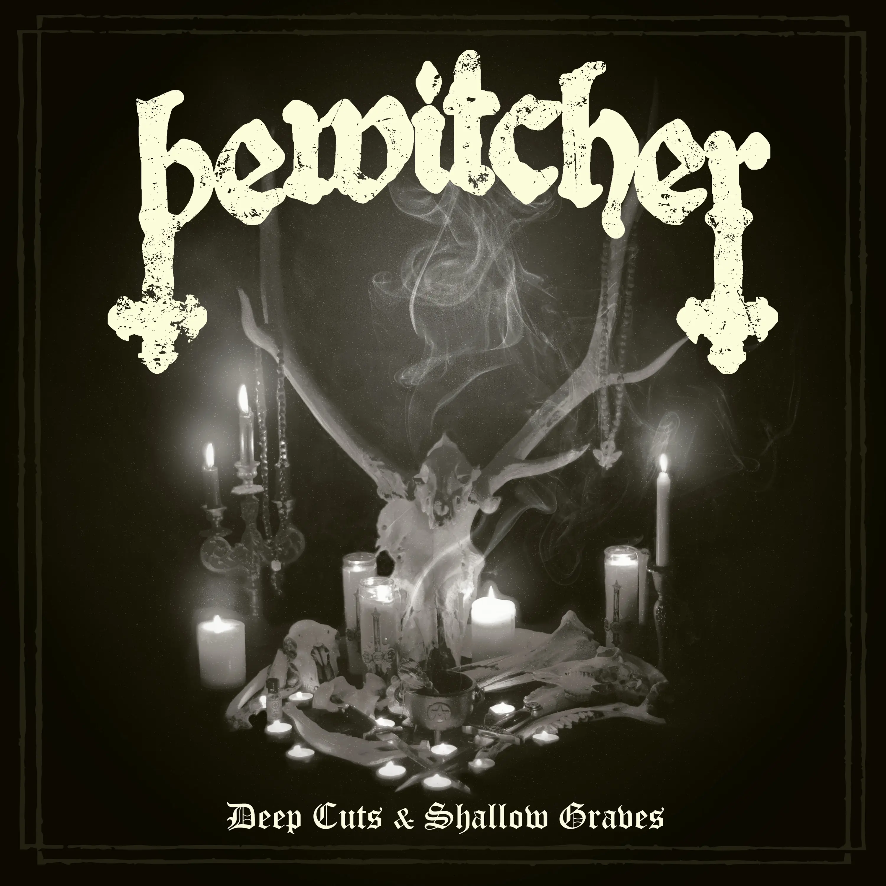 BEWITCHER · Deep Cuts & Shallow Graves | WHITE DLP (Heavy Metal Vinyl) · Picture 1
