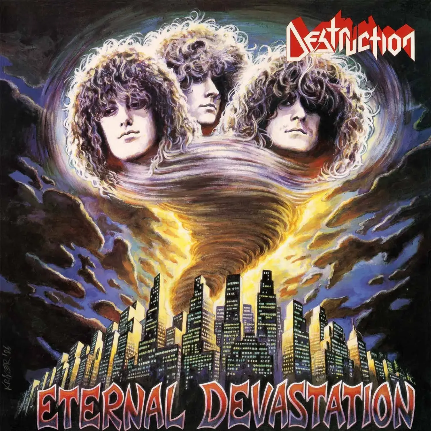 DESTRUCTION - Eternal Devastation · SILVER LP · Picture 1 DESTRUCTION - Eternal Devastation · SILVER LP (Thrash Metal Vinyl) · Picture 1