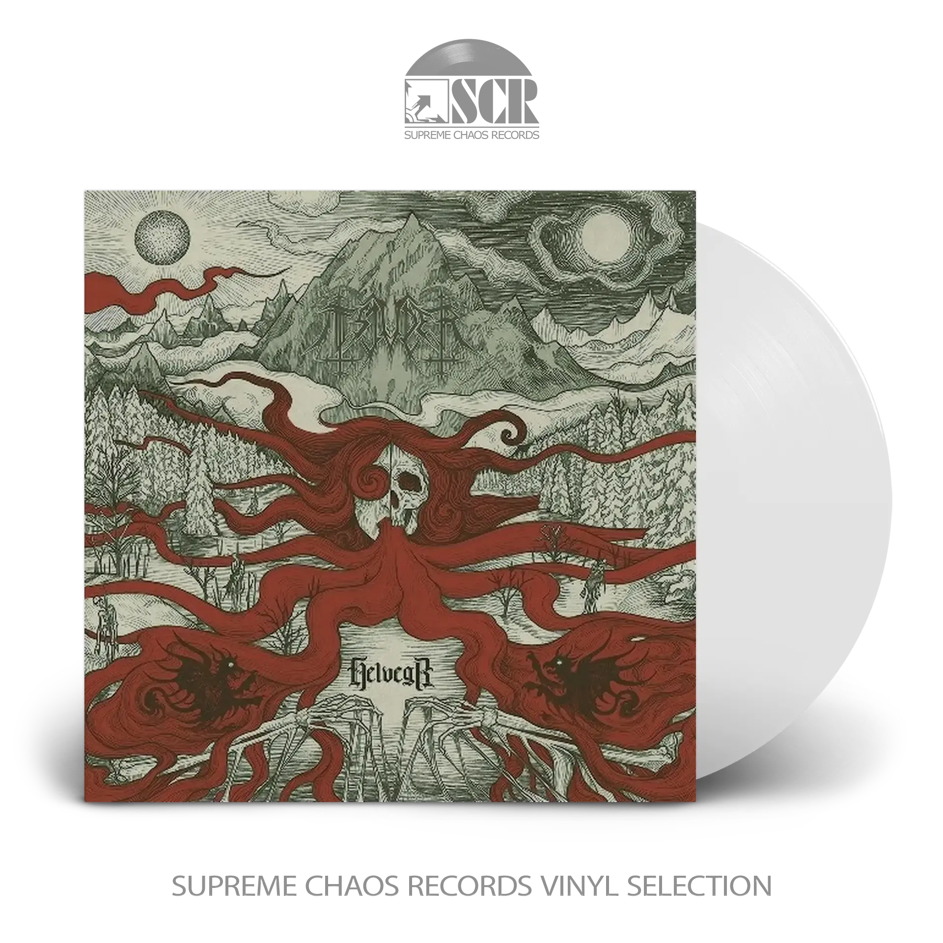 TSJUDER · Helvegr | CLEAR LP TSJUDER · Helvegr | CLEAR LP (Black Metal Vinyl)