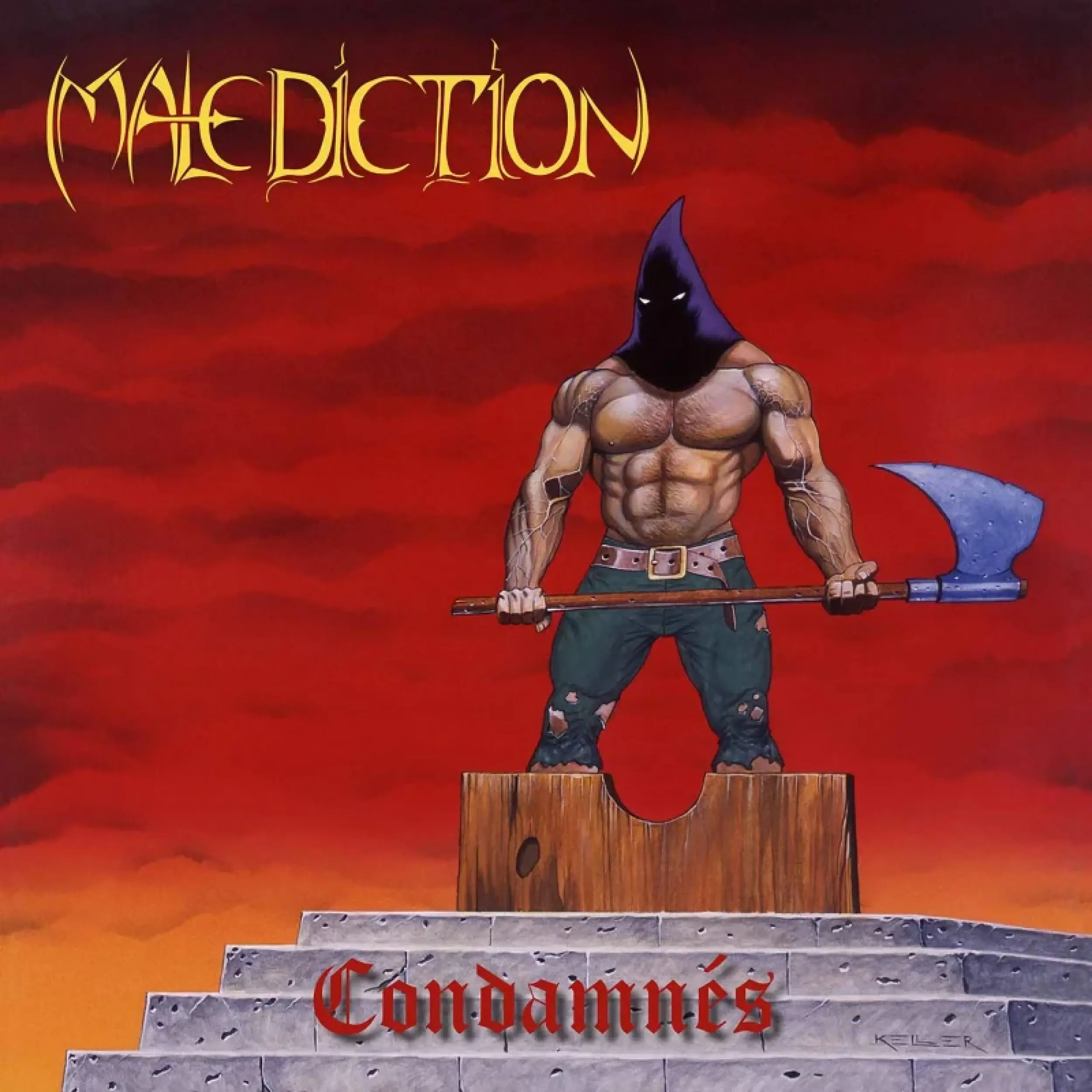 MALEDICTION - Condamnés · BLACK LP 1