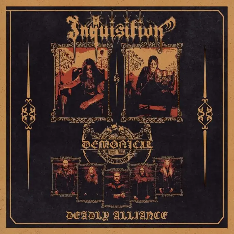DEMONICAL/INQUISITION - Deadly Alliance · BLACK 7" · Picture 1 DEMONICAL/INQUISITION - Deadly Alliance · BLACK 7" (Black Metal/Death Metal Vinyl) · Picture 1