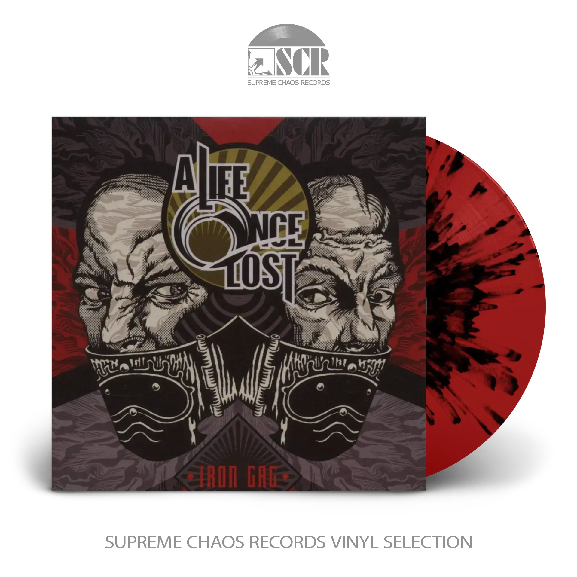 A LIFE ONCE LOST · Iron Gag (B-Stock) | SPLATTER LP (Sludge Vinyl)