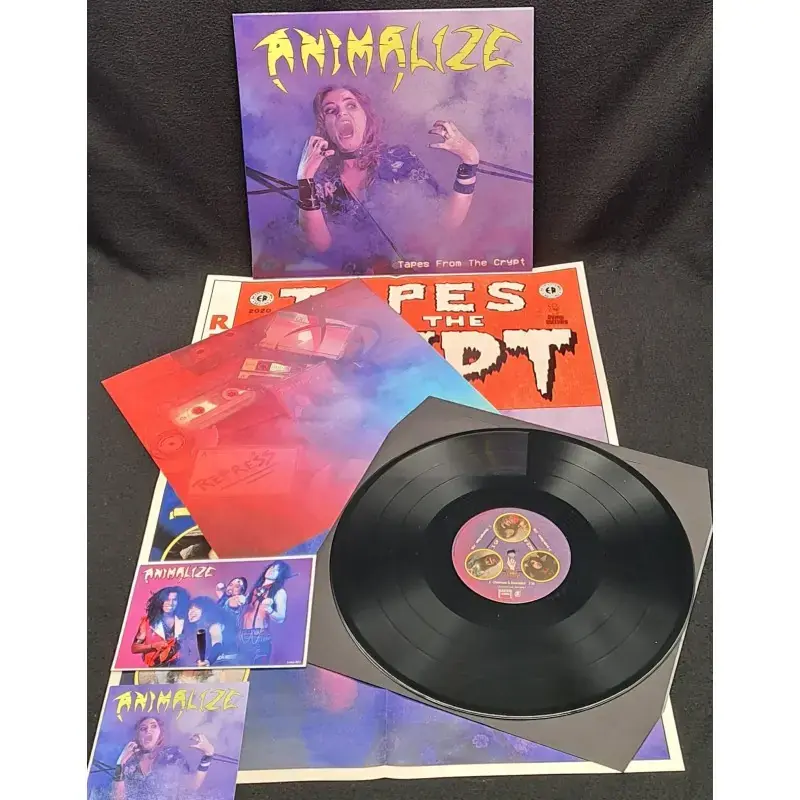 ANIMALIZE · Tapes From The Crypt | BLACK LP (Heavy Metal Vinyl) · Picture 2