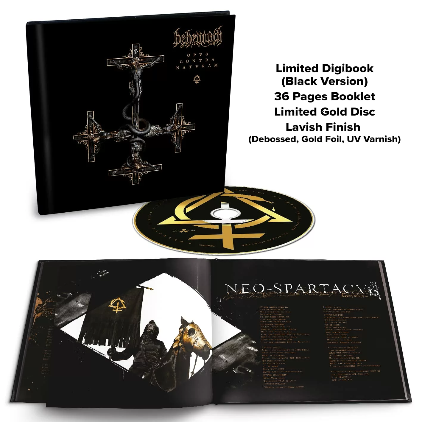BEHEMOTH - Opvs Contra Natvram (Black Version) [CD DIGIBOOK]