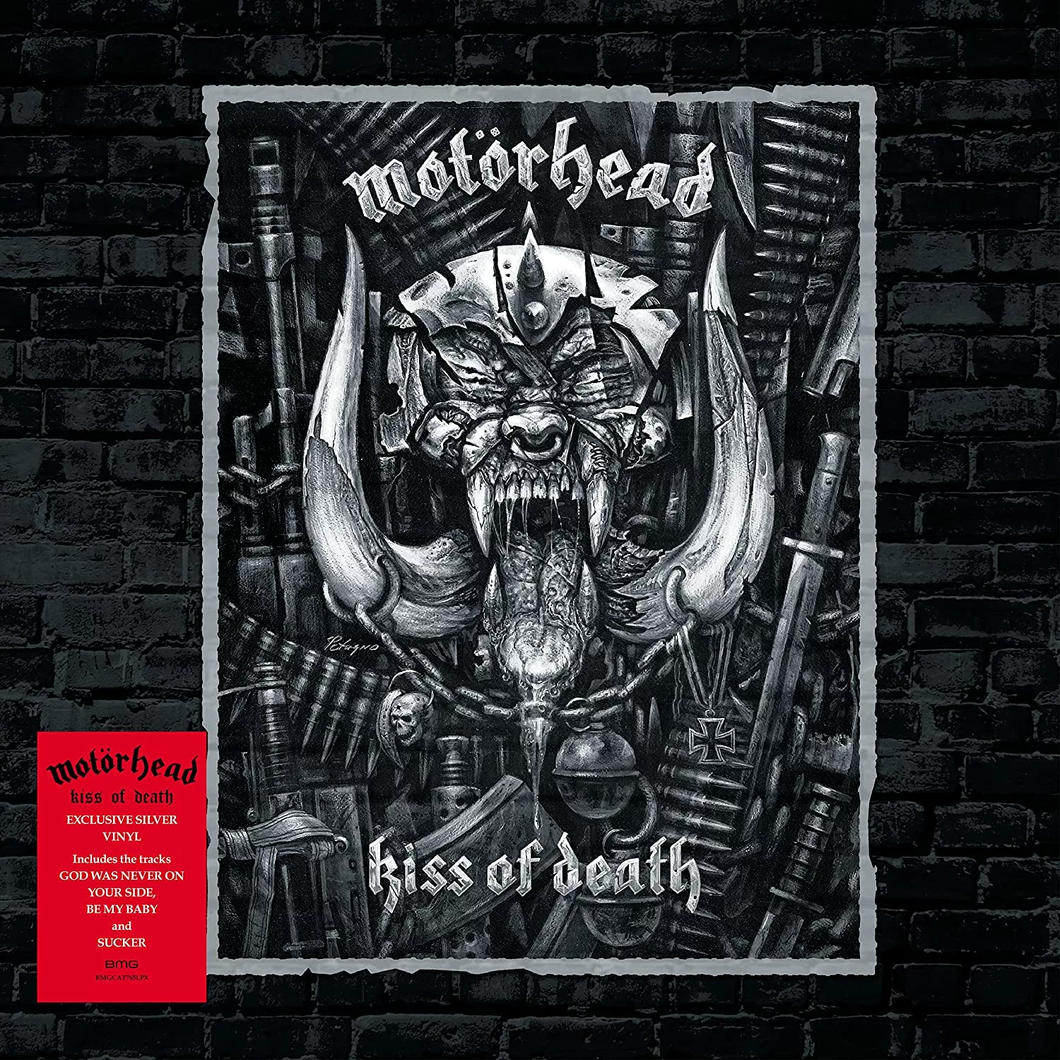 MOTÖRHEAD · Kiss Of Death | SILVER LP · Picture 1 MOTÖRHEAD · Kiss Of Death | SILVER LP (Heavy Metal Vinyl) · Picture 1