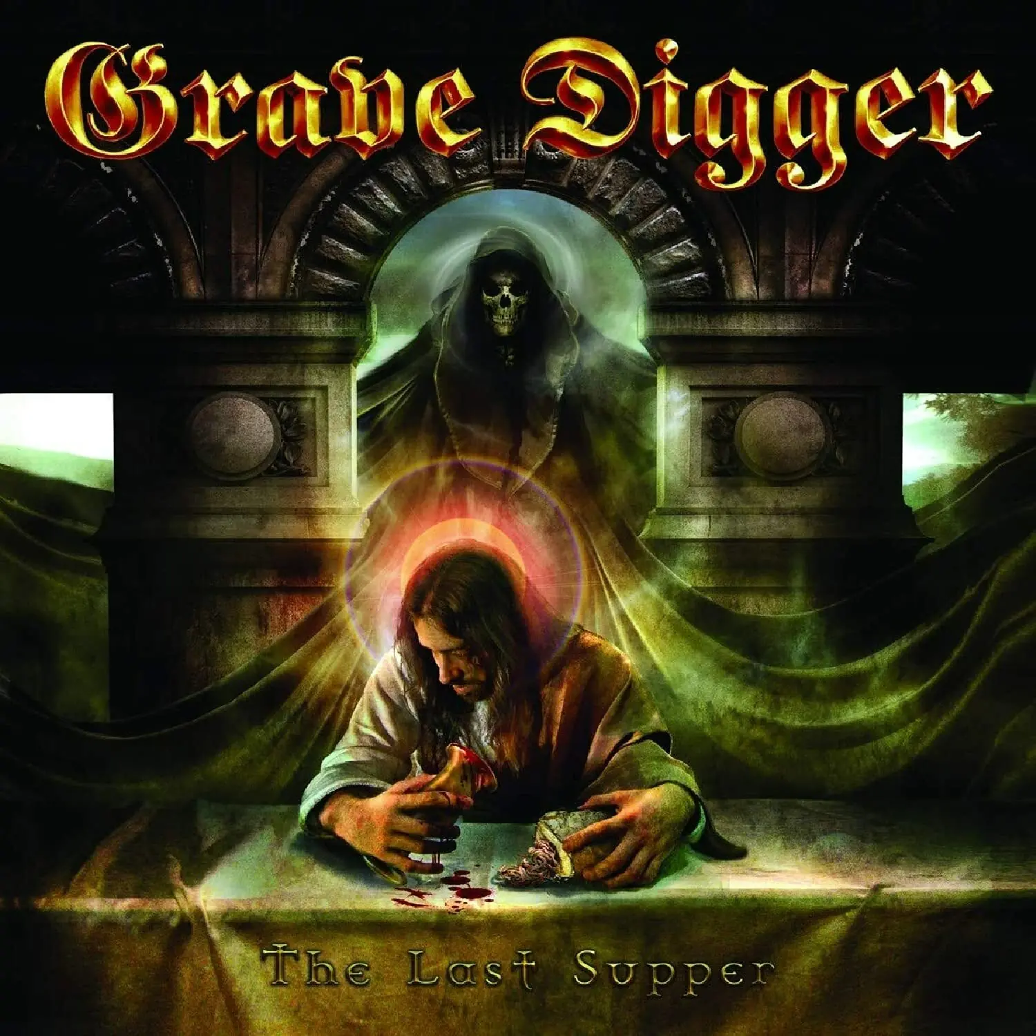 GRAVE DIGGER · The Last Supper | GREEN TRANSPARENT LP (Heavy Metal Vinyl) · Picture 1