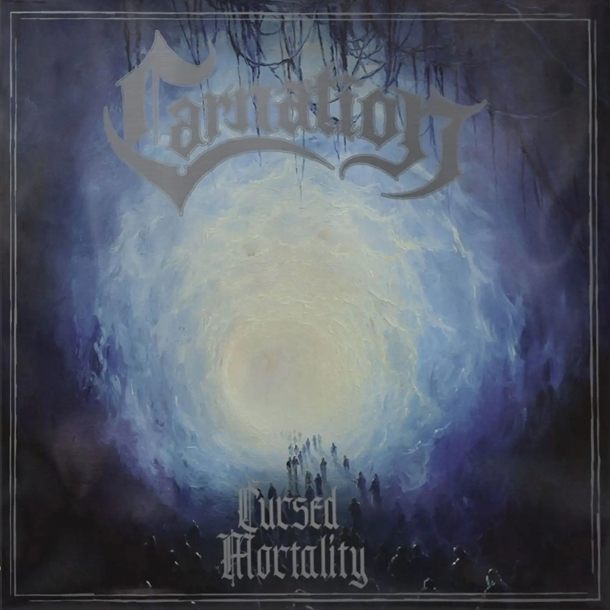 CARNATION · Cursed Mortality | BLACK LP · Picture 1 CARNATION · Cursed Mortality | BLACK LP (Death Metal Vinyl) · Picture 1