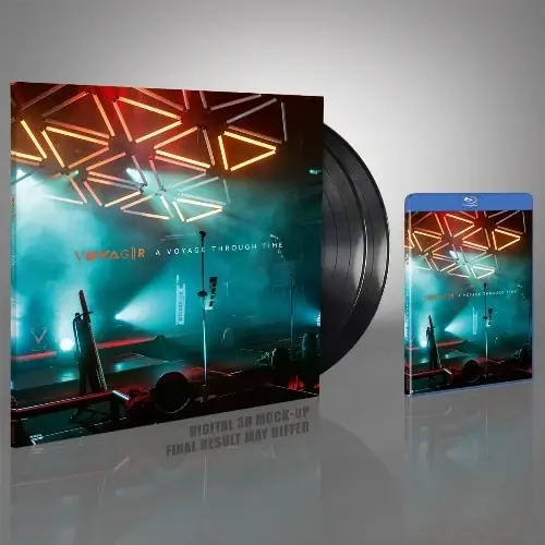 VOYAGER - A Voyage Through Time · BLACK 2LP+BLU-RAY VOYAGER - A Voyage Through Time · BLACK 2LP+BLU-RAY (Progressive Rock/Metal Vinyl)