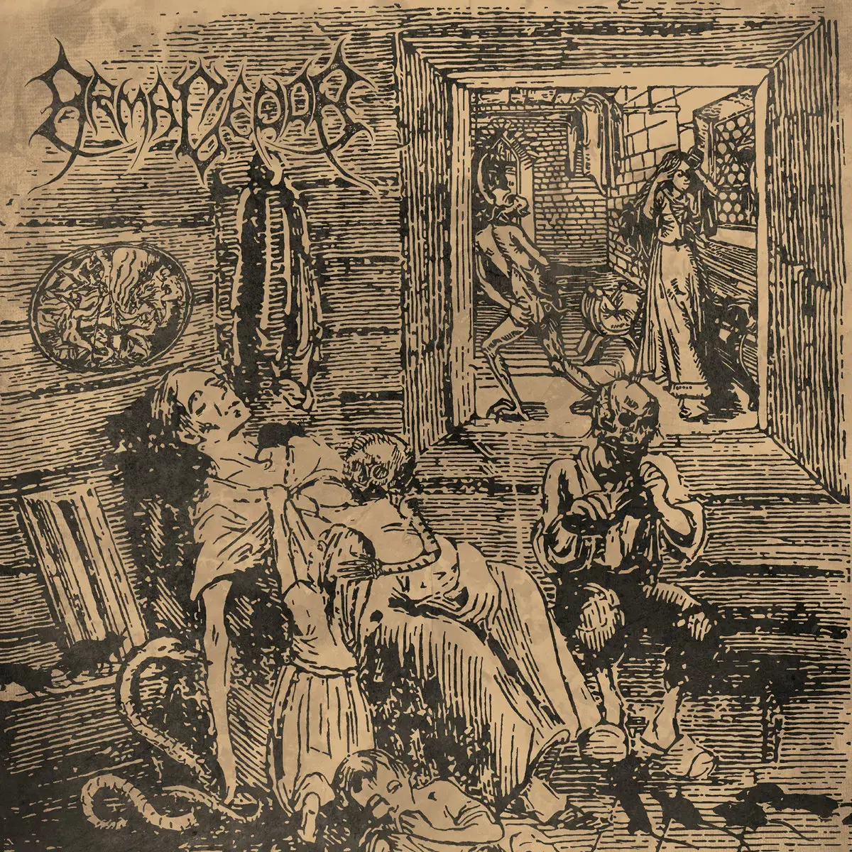 ARMAGEDDA - Svindeldjup Ättestup (Re-Release) · BLACK LP (Black Metal Vinyl) · Bild 1