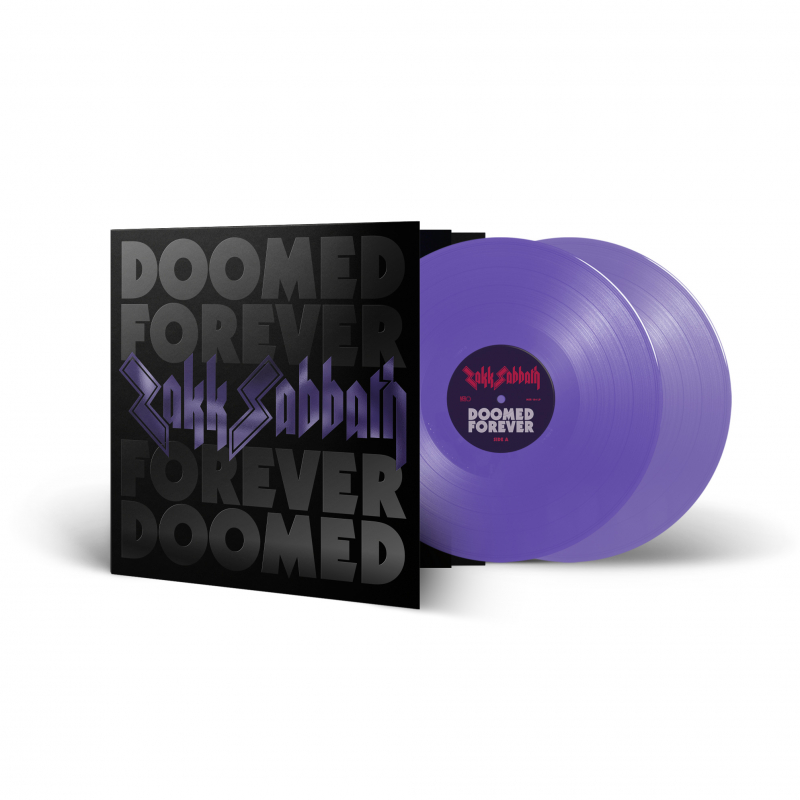 ZAKK SABBATH - Doomed Forever Forever Doomed · SOLID PURPLE DLP ZAKK SABBATH - Doomed Forever Forever Doomed · SOLID PURPLE DLP (Doom Metal Vinyl)