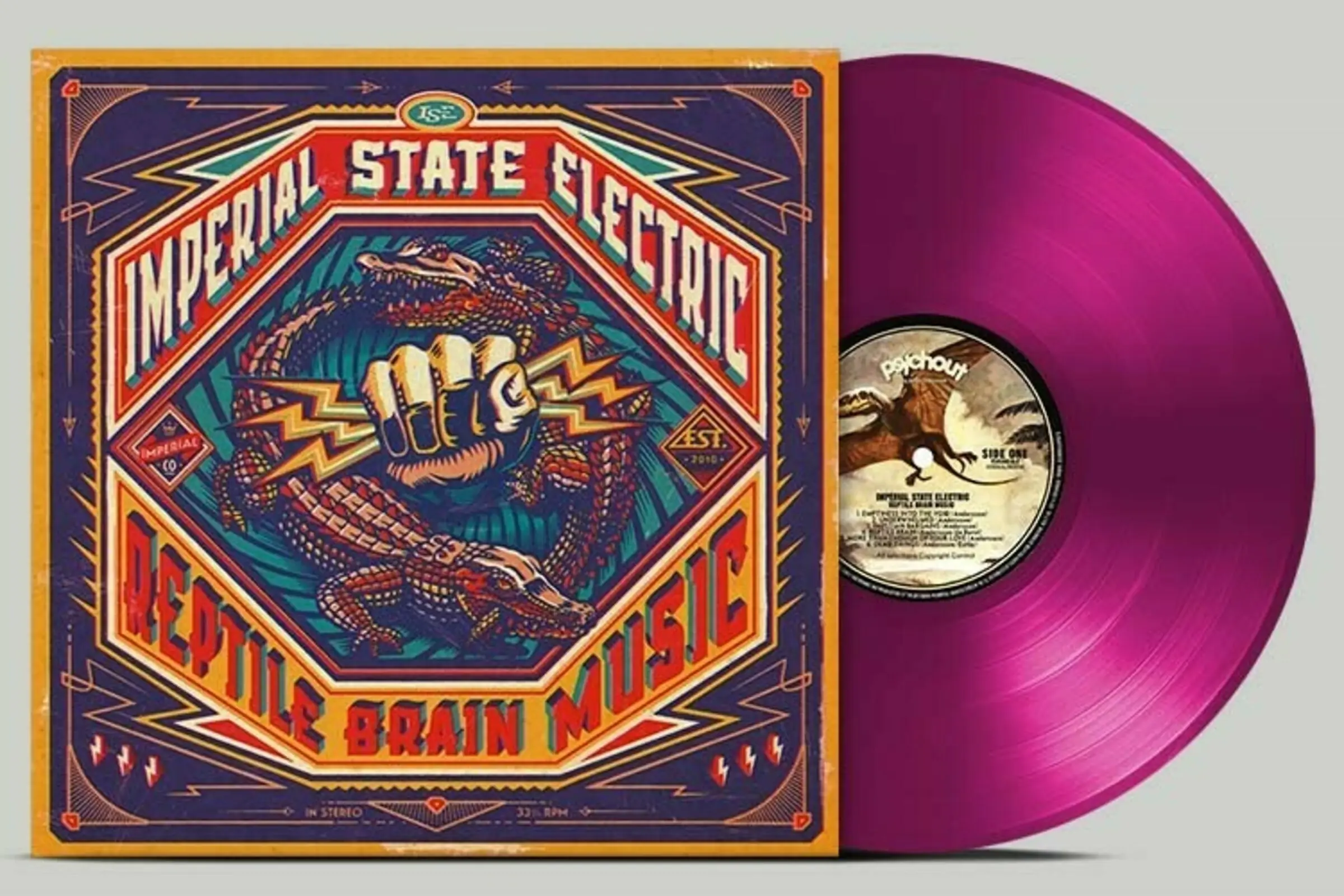 IMPERIAL STATE ELECTRIC - Reptile Brain Music · VIOLET LP IMPERIAL STATE ELECTRIC - Reptile Brain Music · VIOLET LP (Alternative Rock Vinyl)
