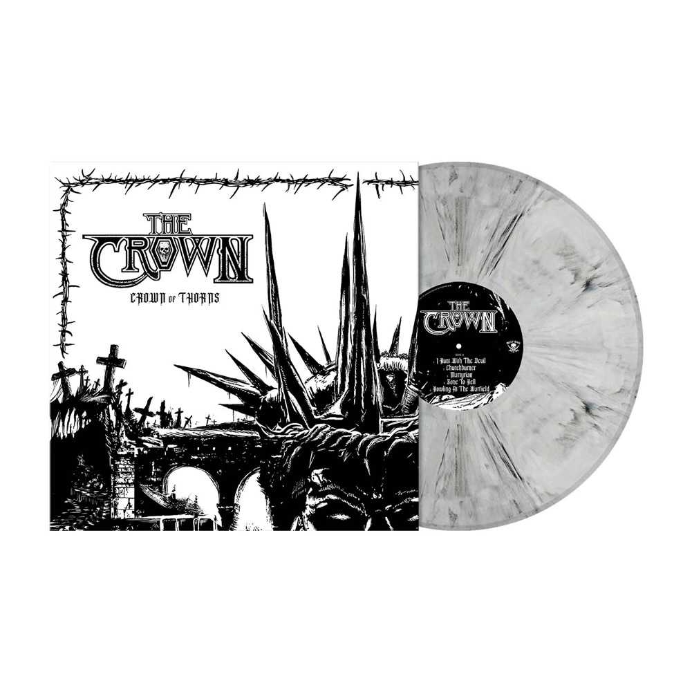 THE CROWN - Crown Of Thorns [WHITE/BLACK MARBLED LP]