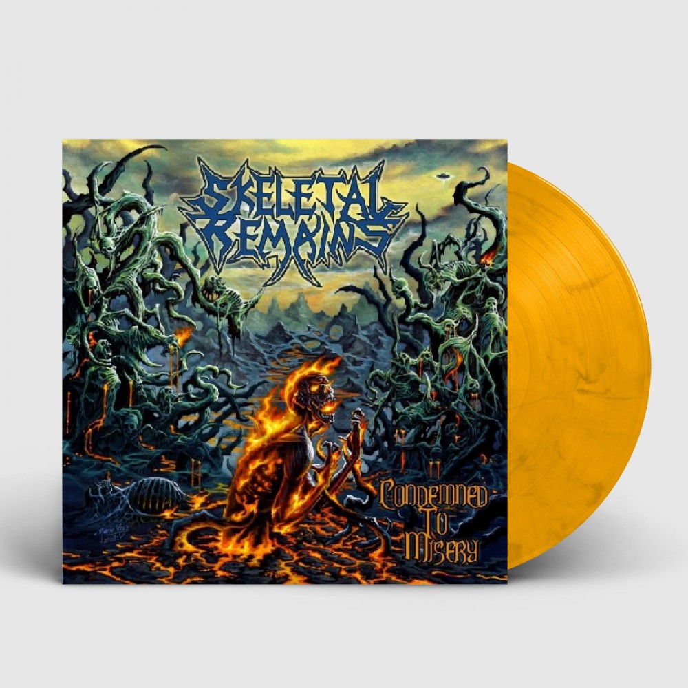 SKELETAL REMAINS - Condemned To Misery [YELLOW LP]