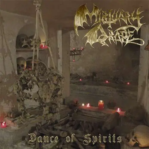 MORTUARY DRAPE / NECROMASS - Dance Of Spirits / Ordo Equilibrium Nox · RED LP 1