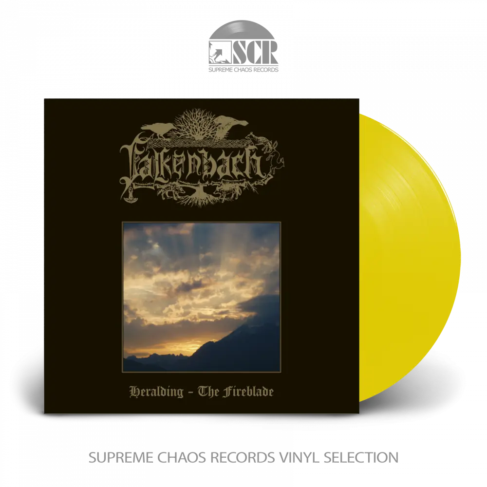 FALKENBACH - Heralding - The Fireblade · YELLOW LP (Black Metal/Folk Vinyl)