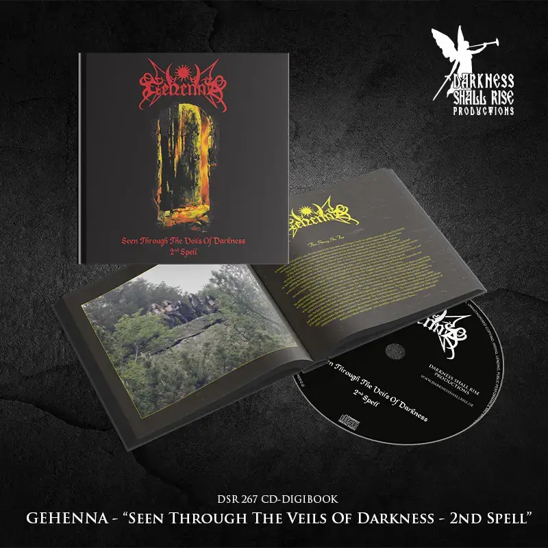 GEHENNA · Seen Through The Veils Of Darkness | DIGIBOOK CD (Black Metal CDs) · Picture 2