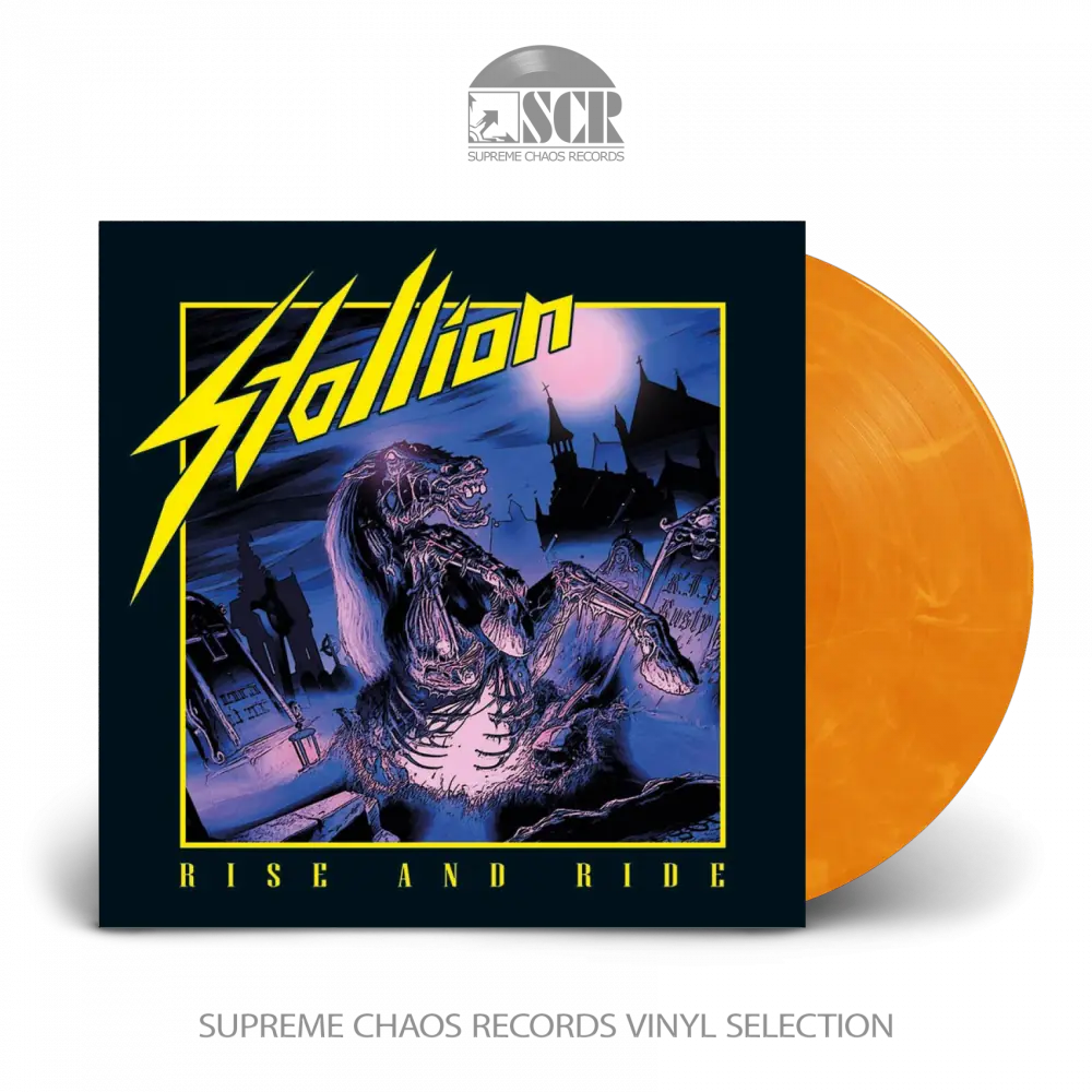 STALLION - Rise And Ride · YELLOW/PURPLE MARBLED LP (Heavy Metal Vinyl)