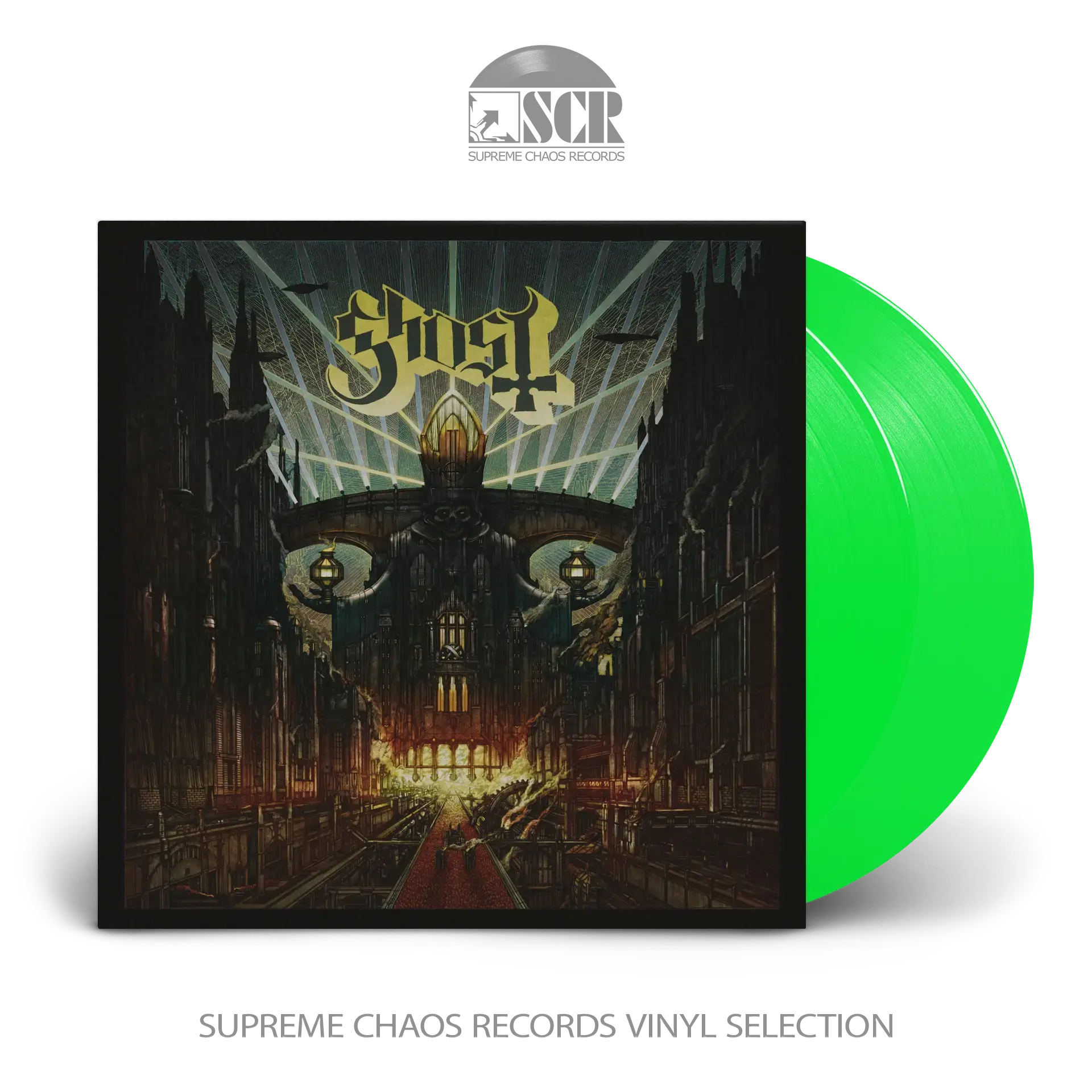 GHOST · Meliora (Deluxe Edition) | NEON GREEN 2LP (Hard Rock Vinyl)