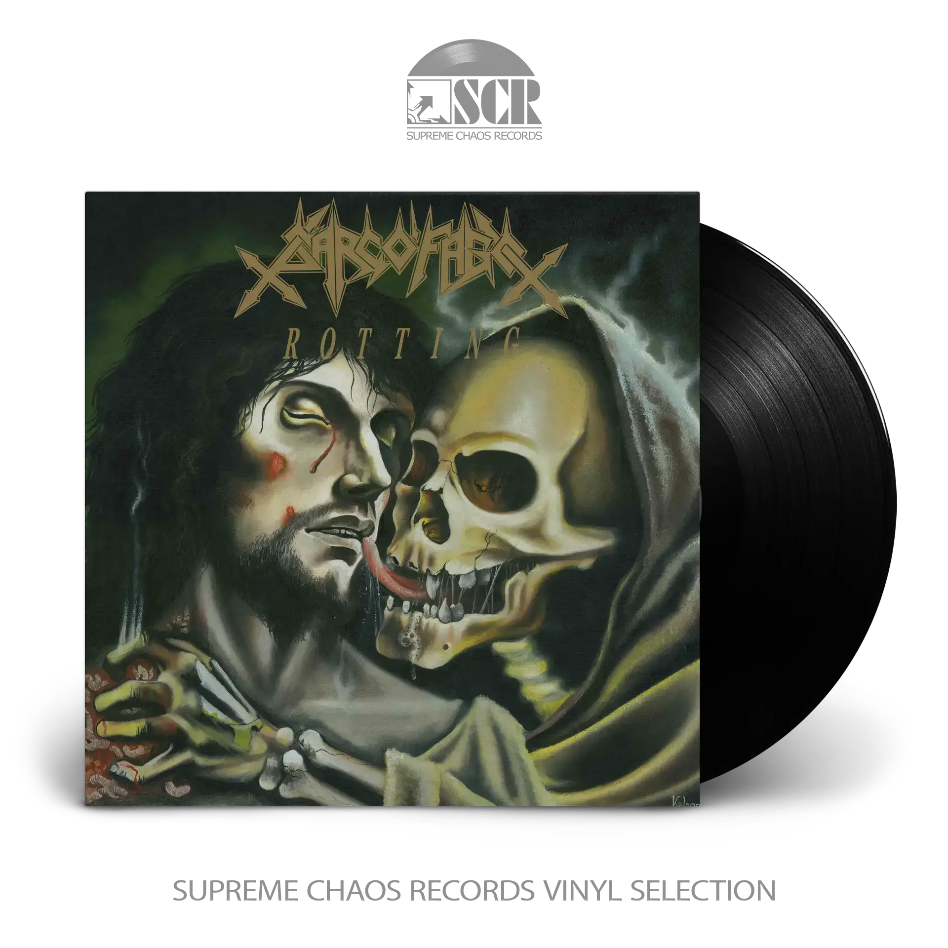 SARCOFAGO - Rotting · BLACK LP SARCOFAGO - Rotting · BLACK LP (Death Metal/Thrash Metal Vinyl)