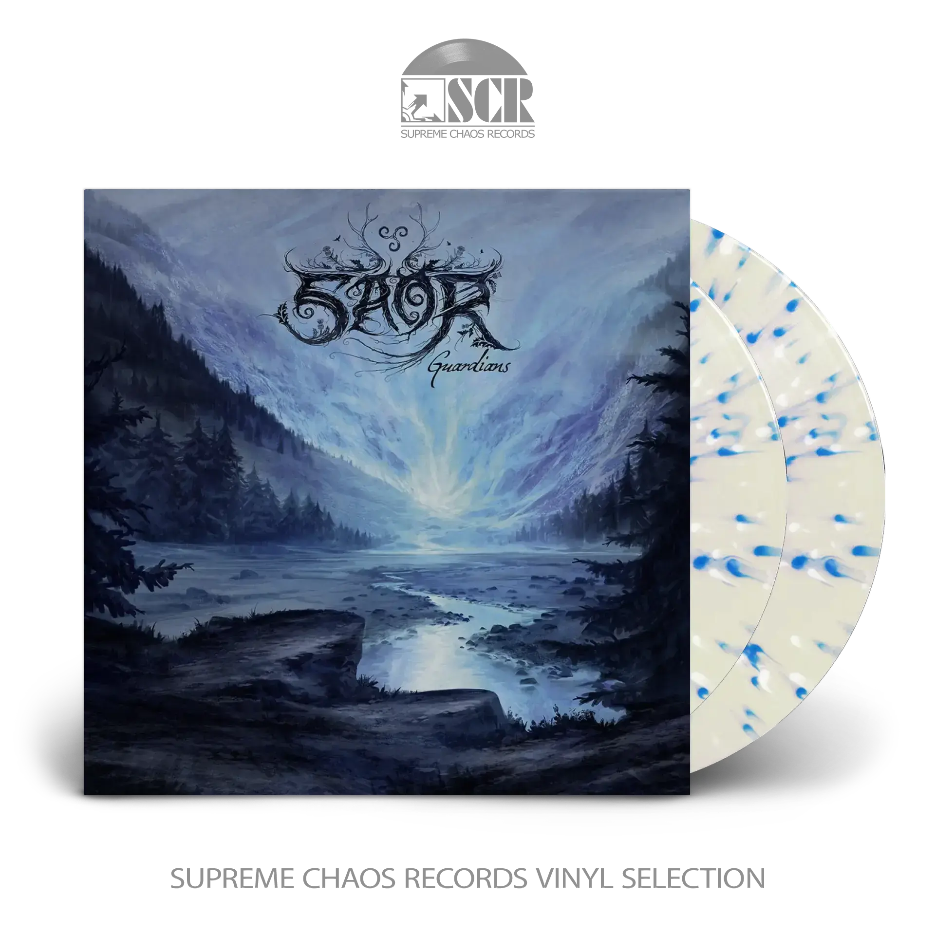 SAOR - Guardians · CLEAR/BLUE/WHITE SPLATTER 2LP SAOR - Guardians · CLEAR/BLUE/WHITE SPLATTER 2LP (Black Metal Vinyl)