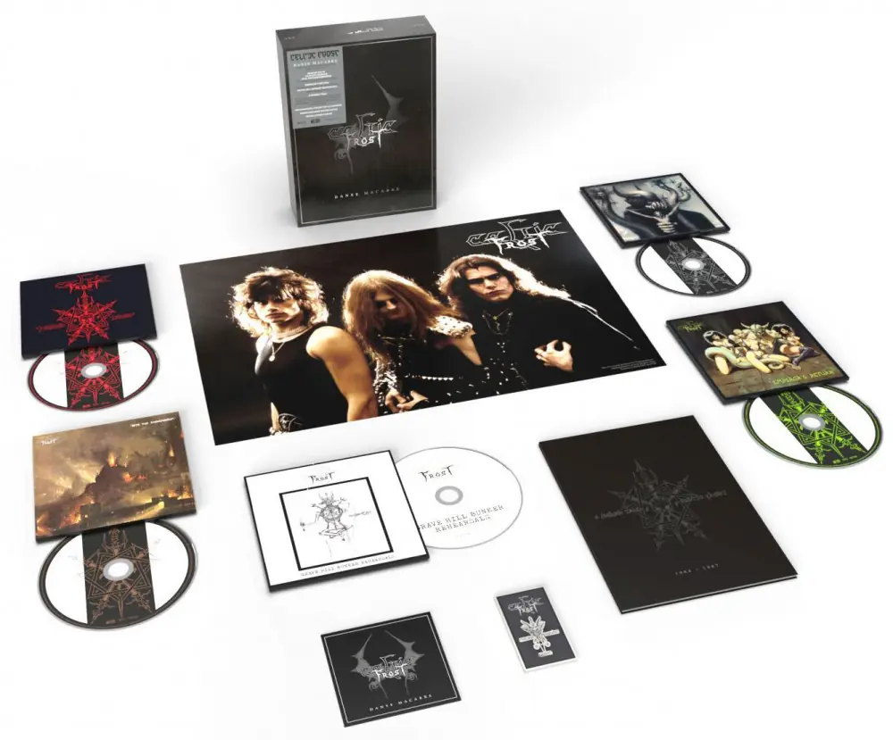 CELTIC FROST - Danse macabre - Discography 1984-1987 · DELUXE 5CD BOX SET BOXCD