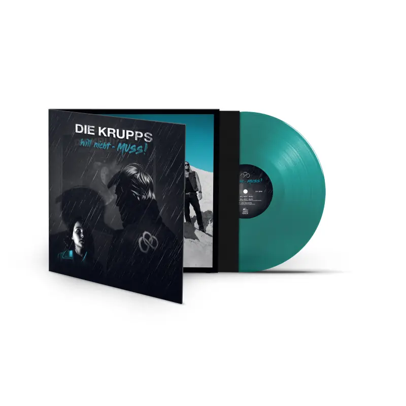 DIE KRUPPS - Will Nicht - Muss! / On Collision Course · PETROL LP · Picture 2 DIE KRUPPS - Will Nicht - Muss! / On Collision Course · PETROL LP (Industrial Metal Vinyl) · Picture 2