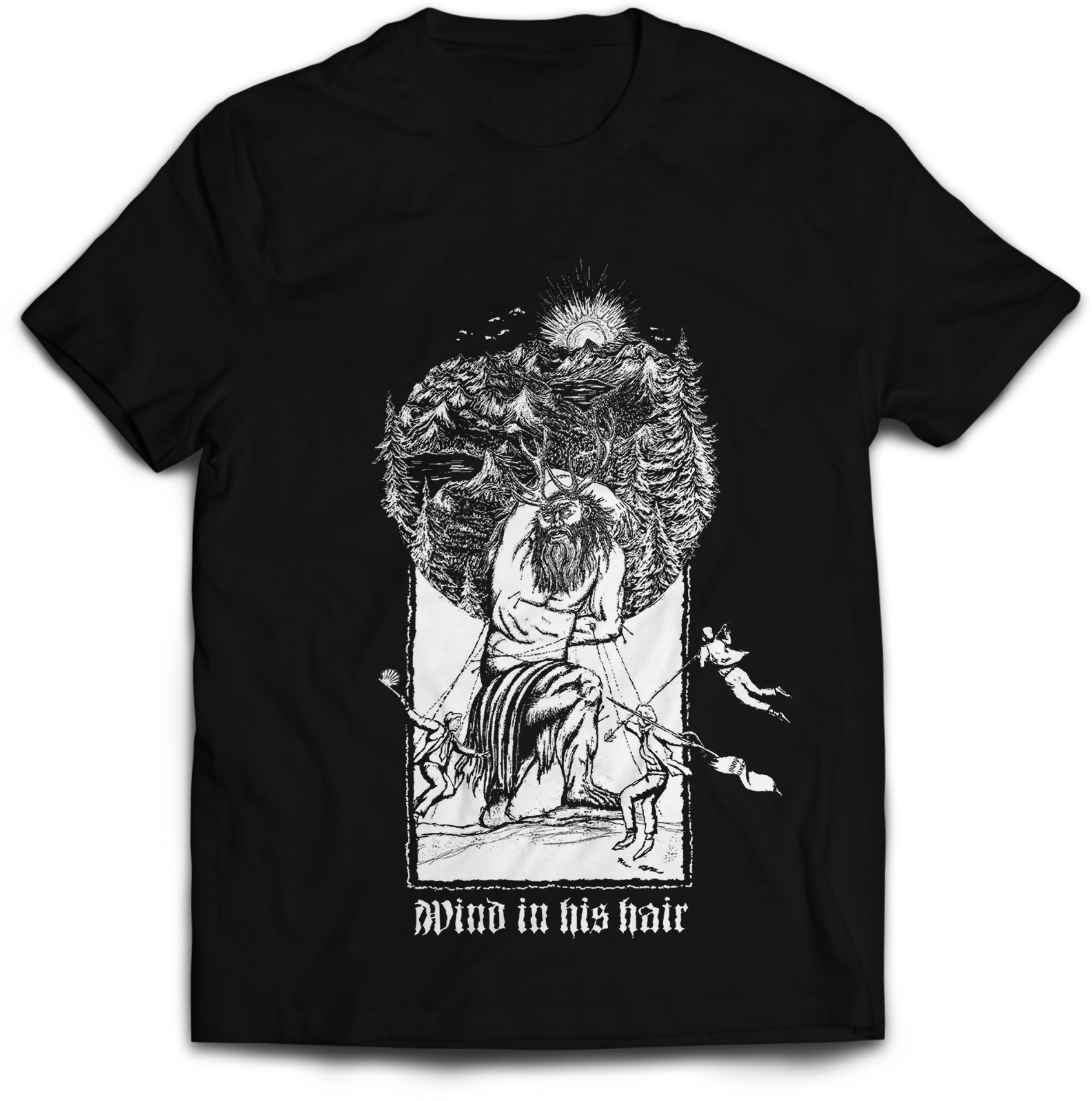 WIND IN HIS HAIR - Forest Man [T-SHIRT]