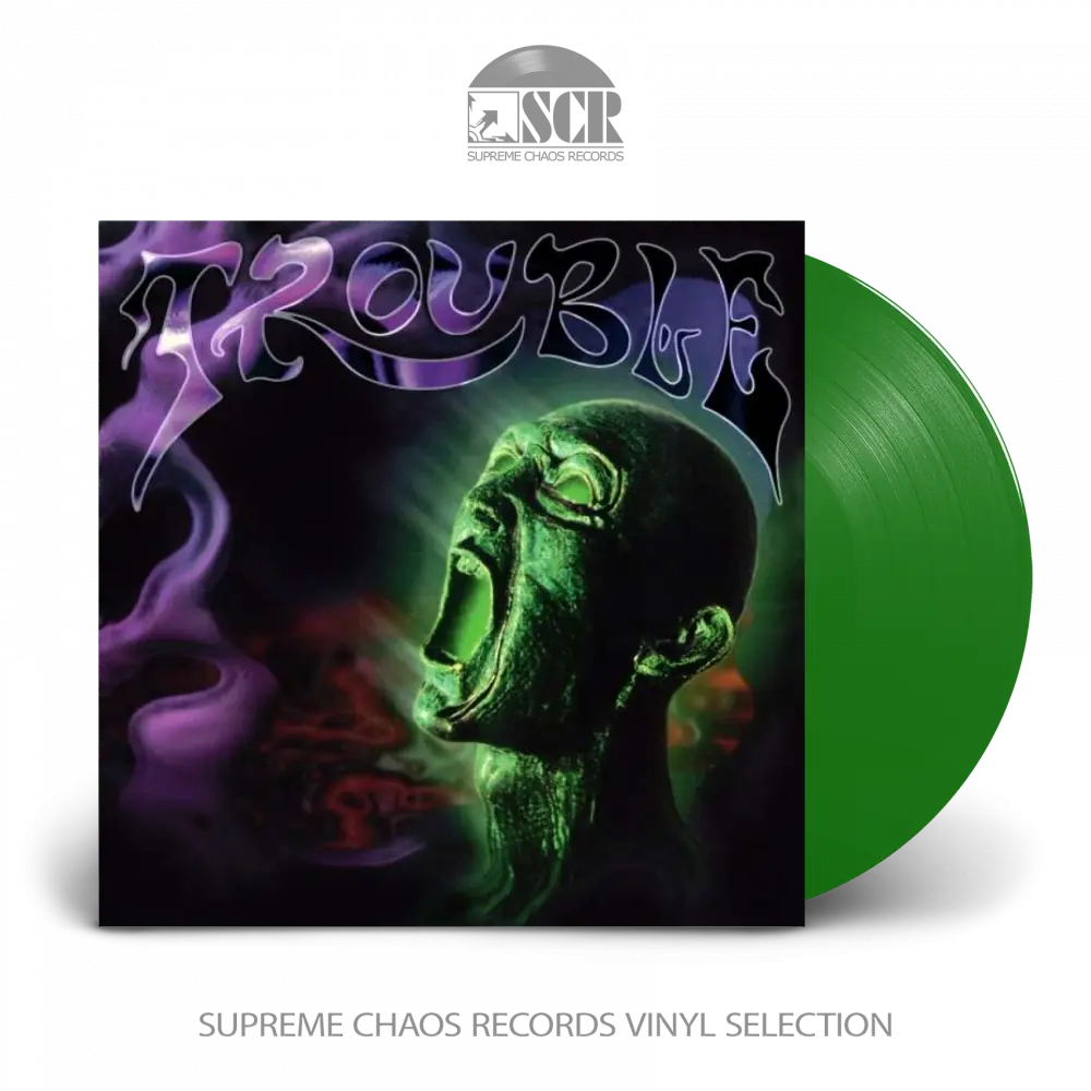 TROUBLE - Plastic Green Head · GREEN LP