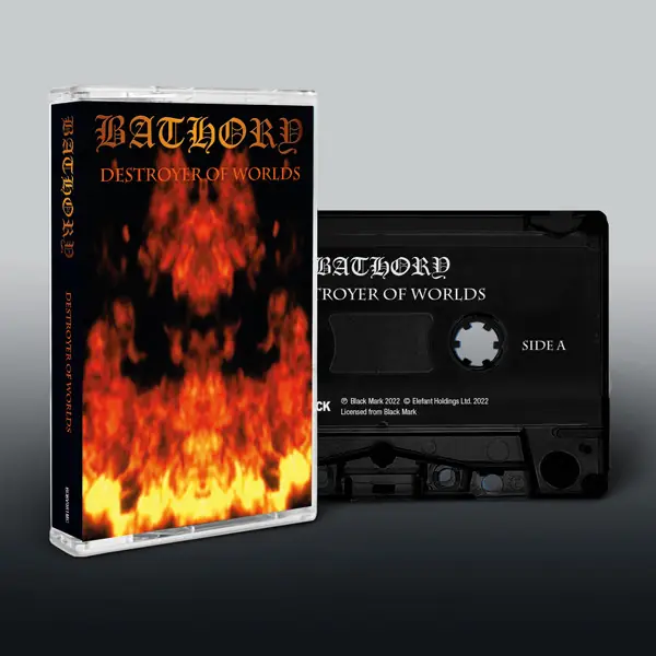 BATHORY - Destroyer Of Worlds · BLACK TAPE BATHORY - Destroyer Of Worlds · BLACK TAPE (Black Metal Tapes)
