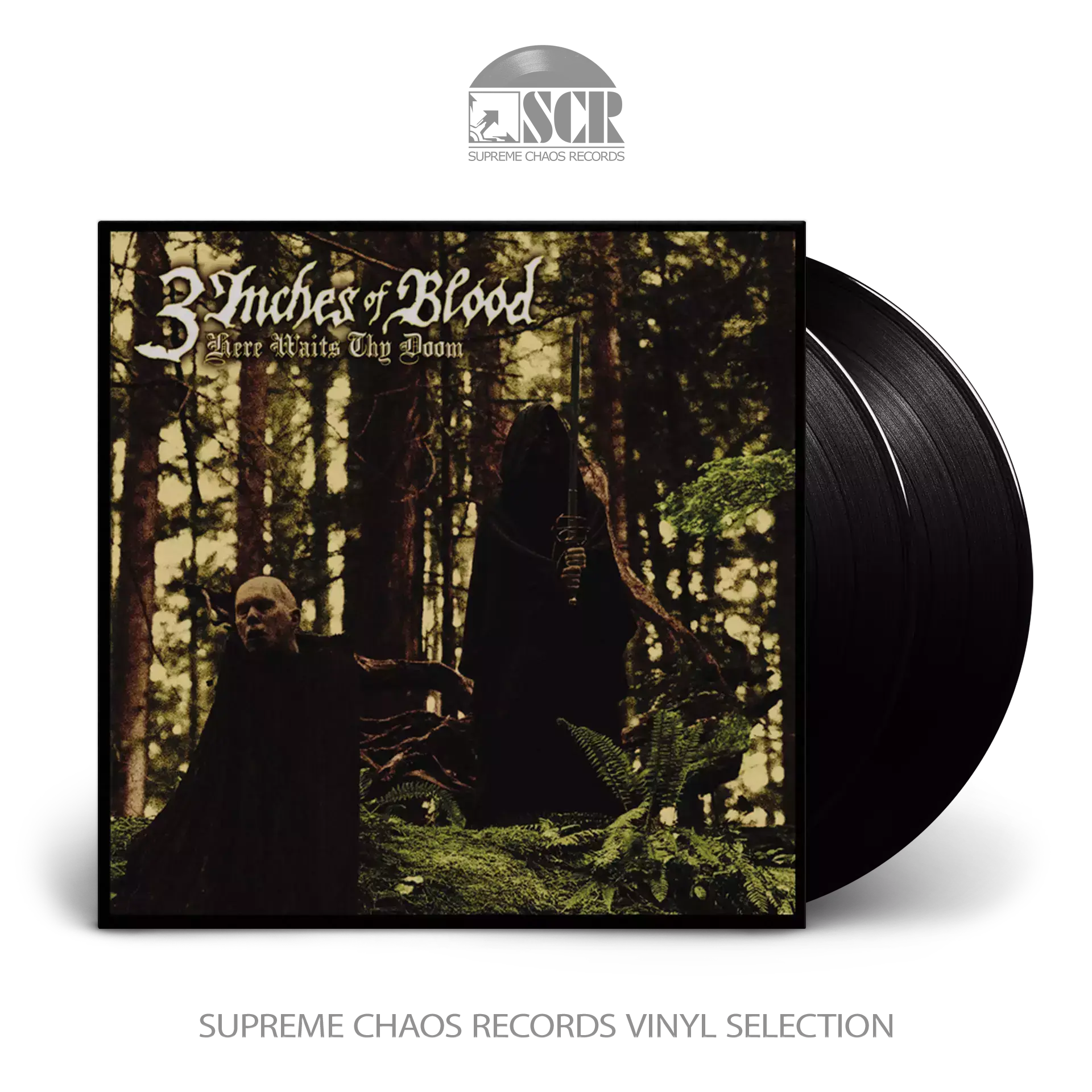 3 INCHES OF BLOOD - Here Waits Thy Doom · BLACK 2LP