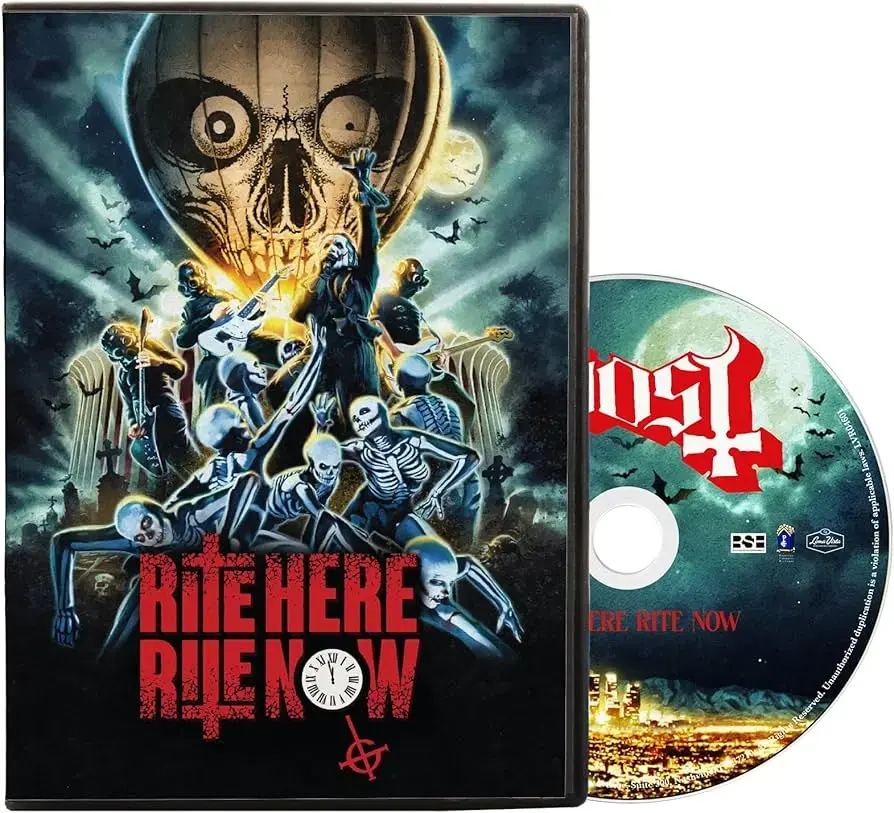 GHOST · Rite Here Rite Now (BD50) | BLU-RAY GHOST · Rite Here Rite Now (BD50) | BLU-RAY (Hardrock CDs)