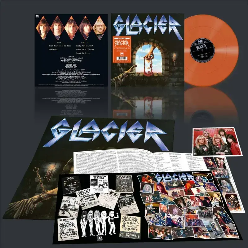 GLACIER · Glacier | ORANGE LP (Heavy Metal Vinyl) · Picture 2