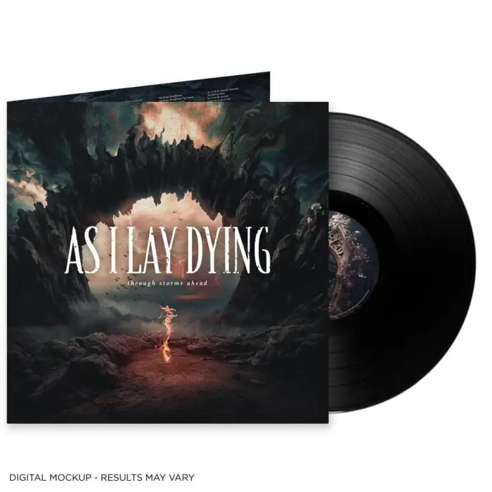 AS I LAY DYING · Through Storms Ahead | BLACK LP (Metalcore Vinyl)