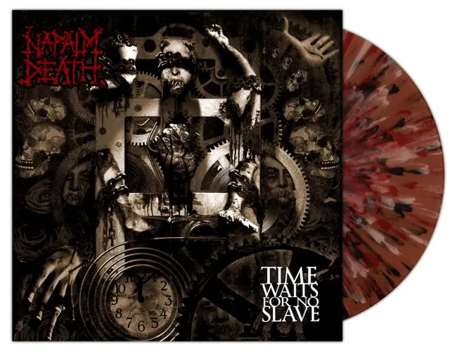 NAPALM DEATH - Time Waits For No Slave · SPLATTER LP NAPALM DEATH - Time Waits For No Slave · SPLATTER LP (Grindcore Vinyl)