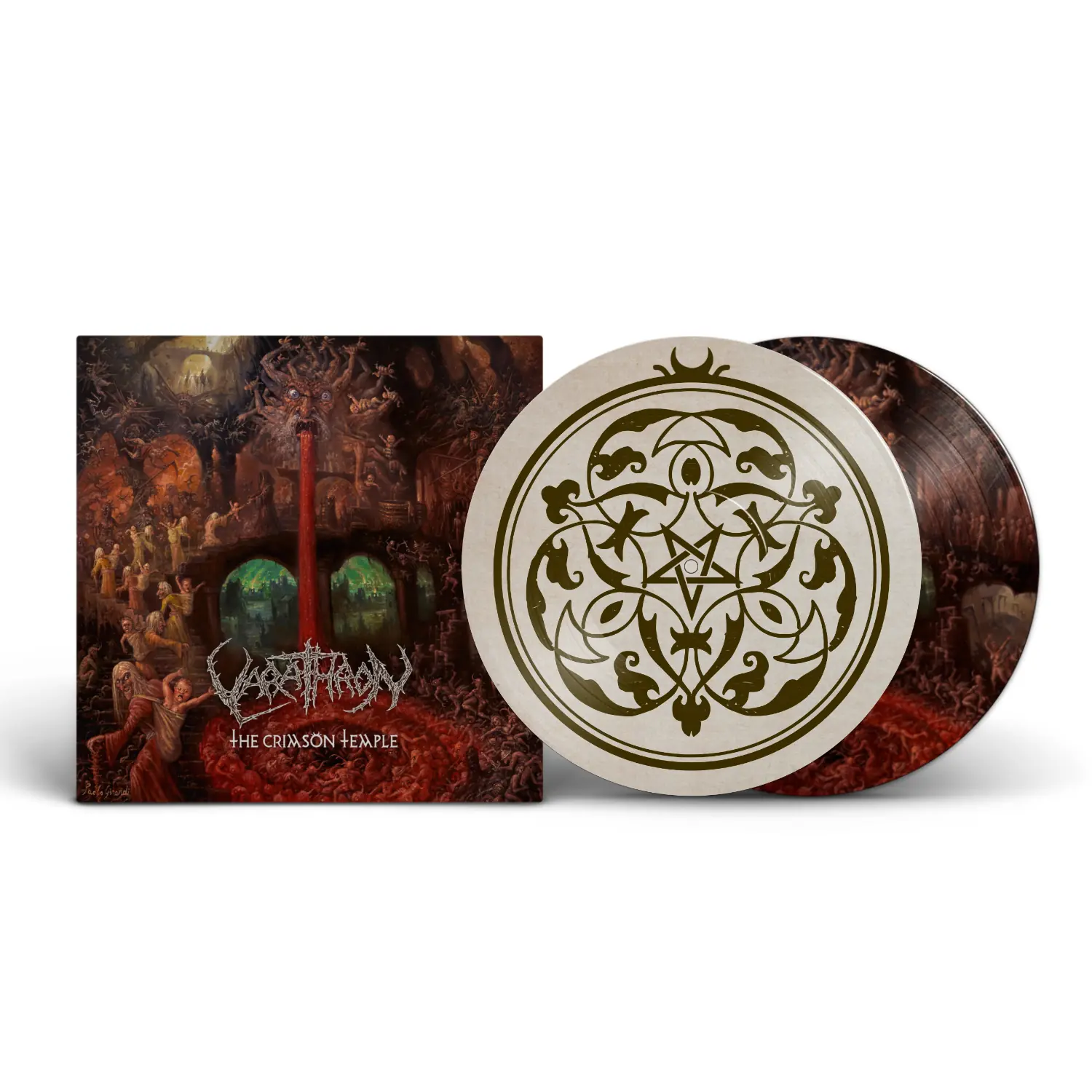 VARATHRON · The Crimson Temple | PICTURE LP VARATHRON · The Crimson Temple | PICTURE LP (Black Metal Vinyl)